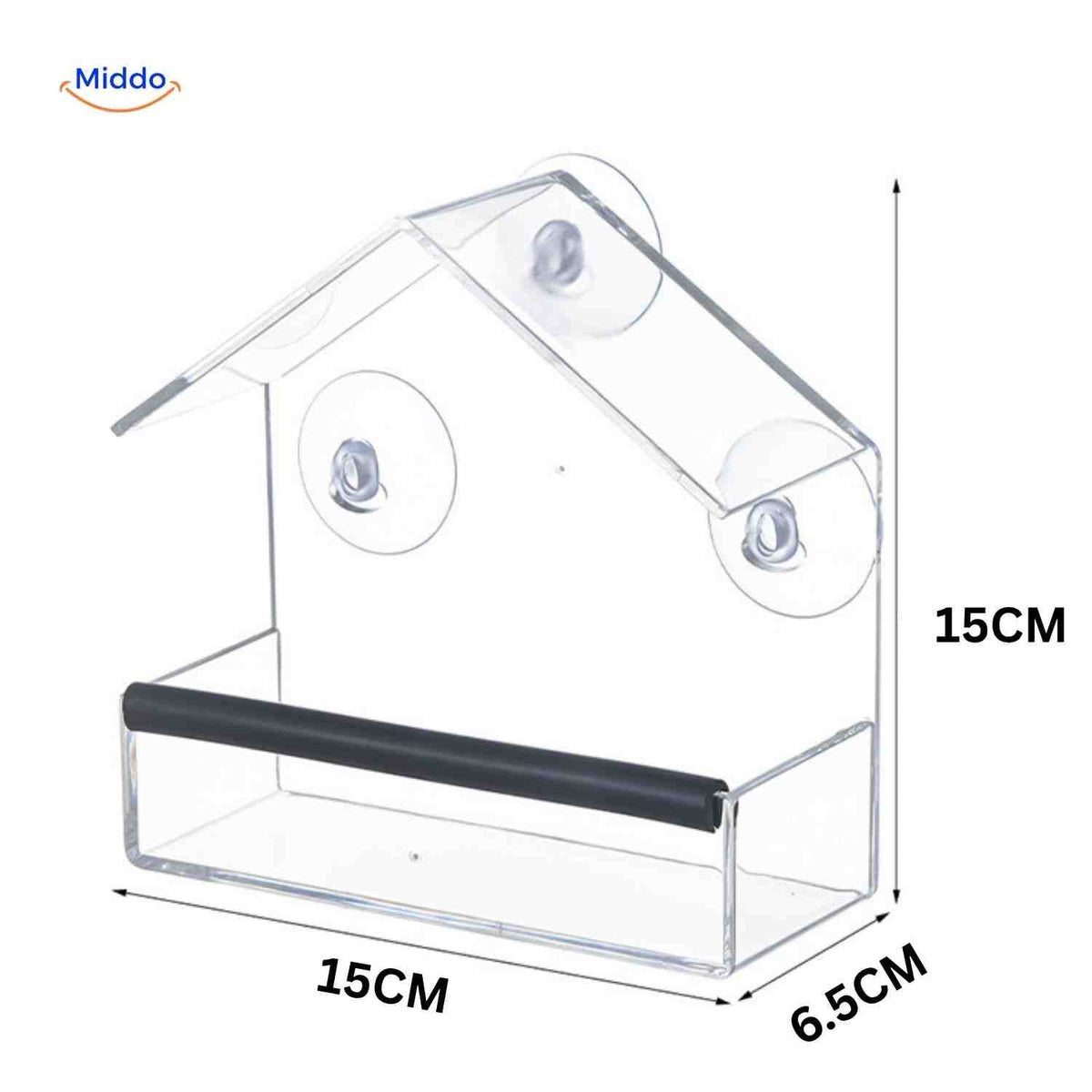 AviHaven compact bird feeder with perch