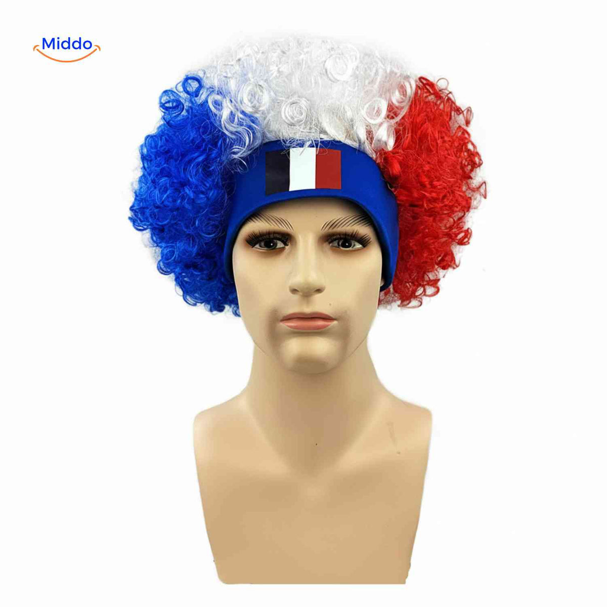 blue Support Wig product view image 36