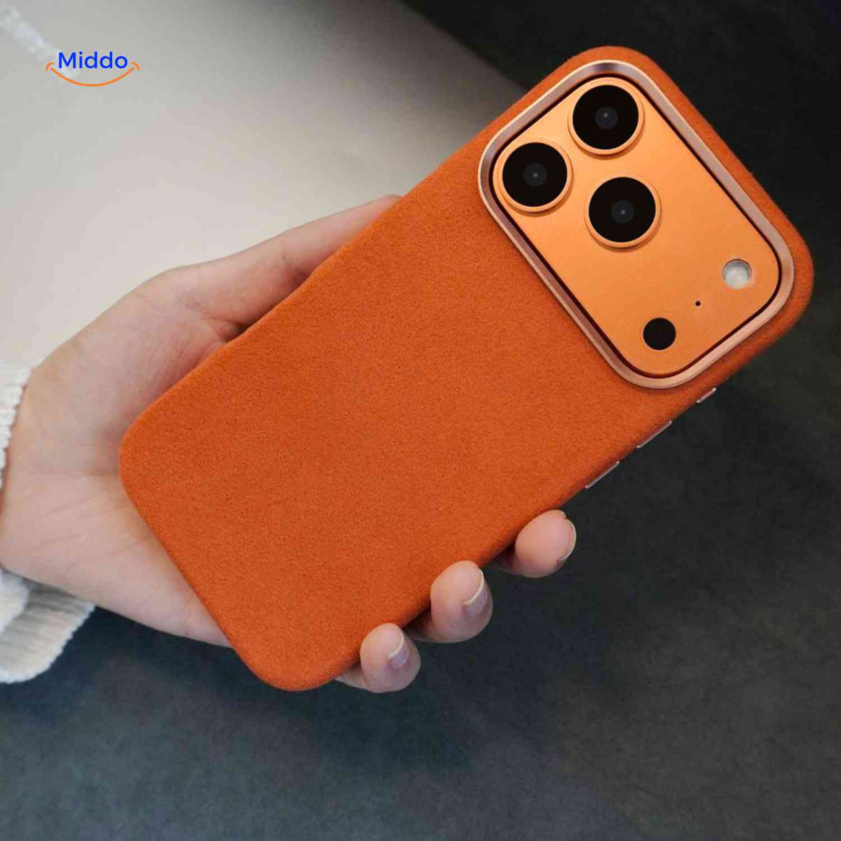orange AlcantaPro Case lifestyle view image 12