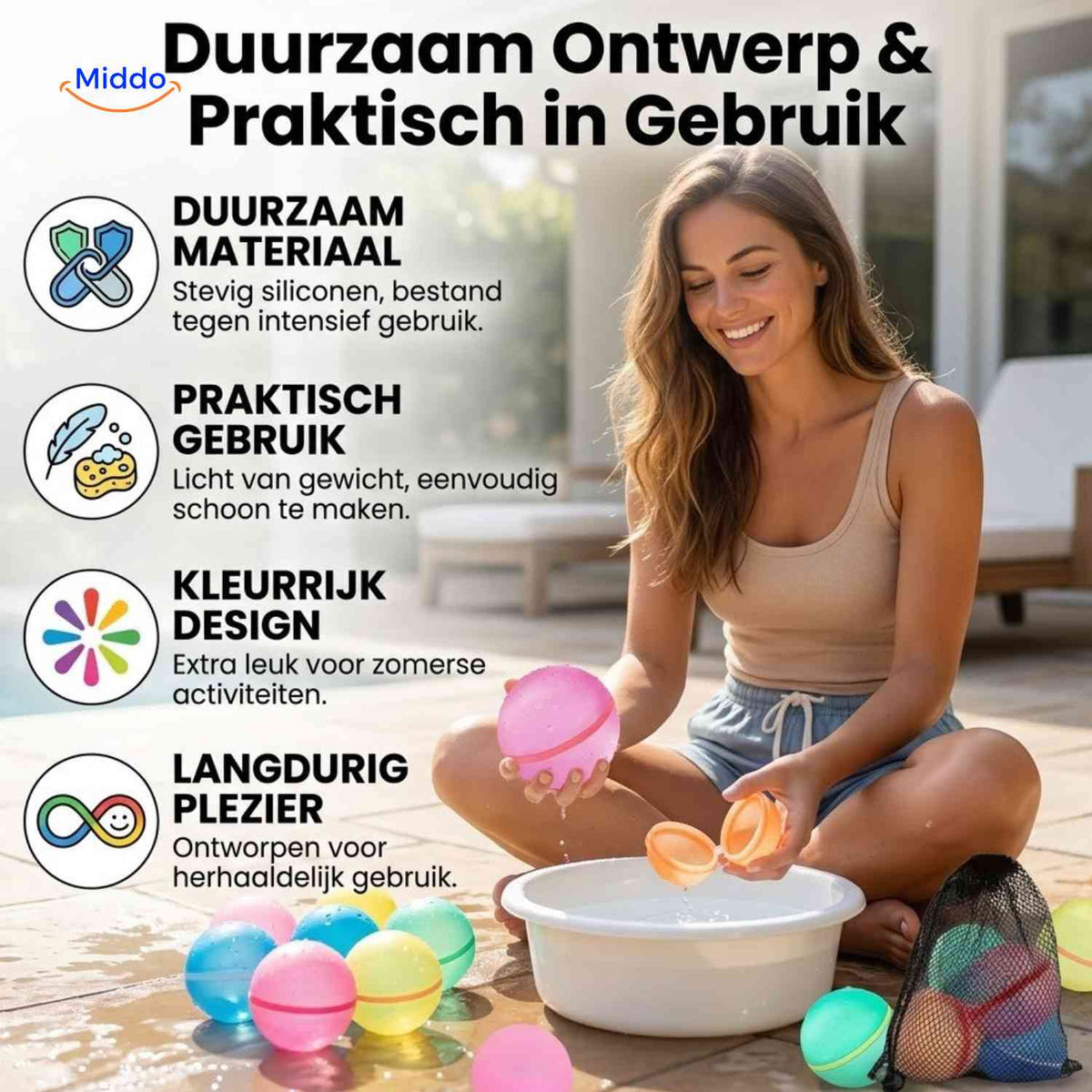 Family playing outdoors with Splashora water balloons