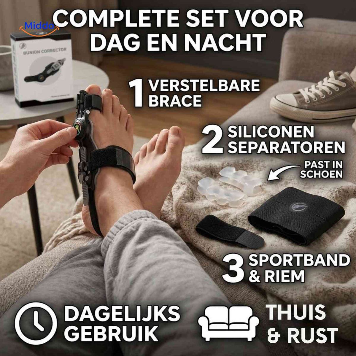 ToeRelief complete set for daily use