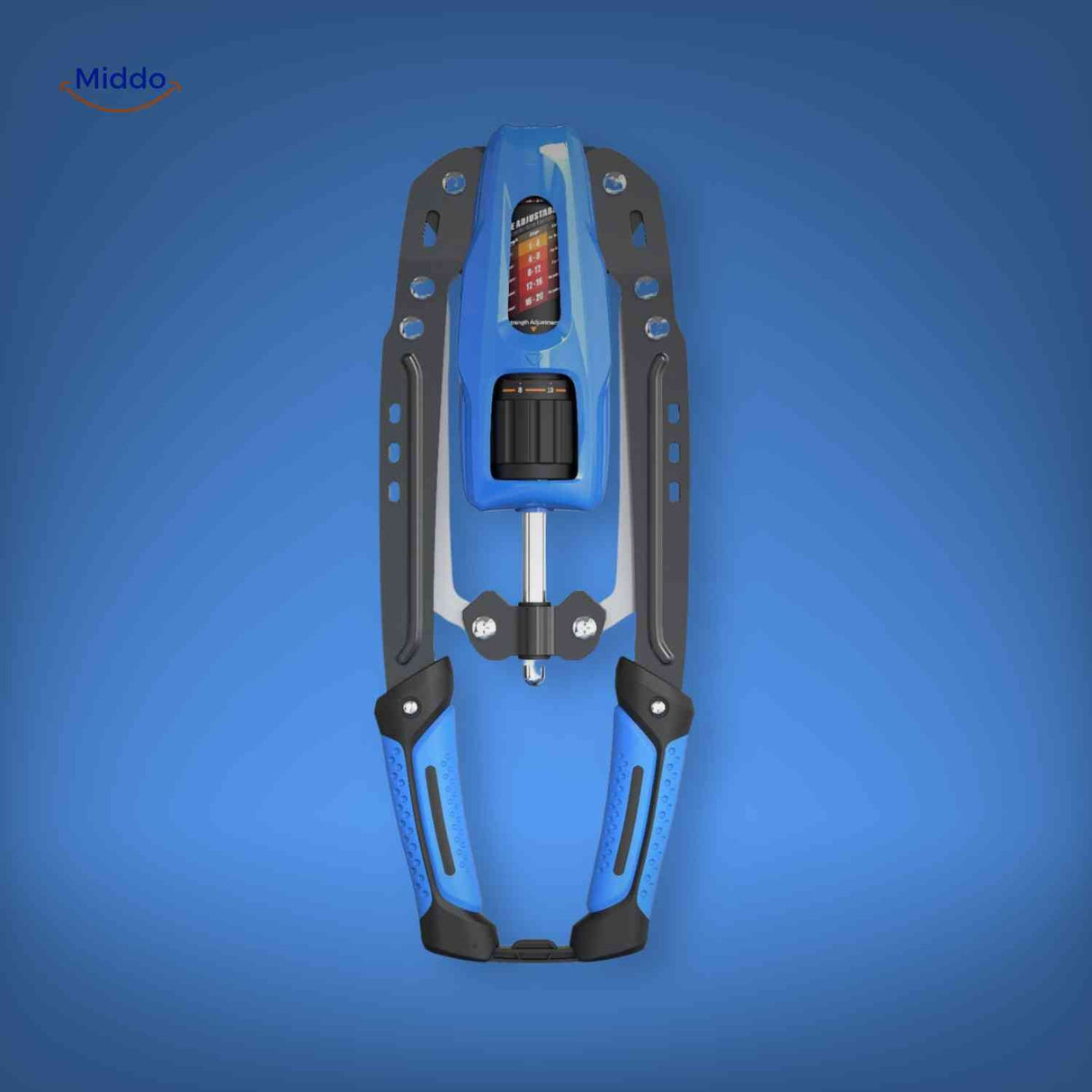 Blue variant arm trainer built for durable strength training.