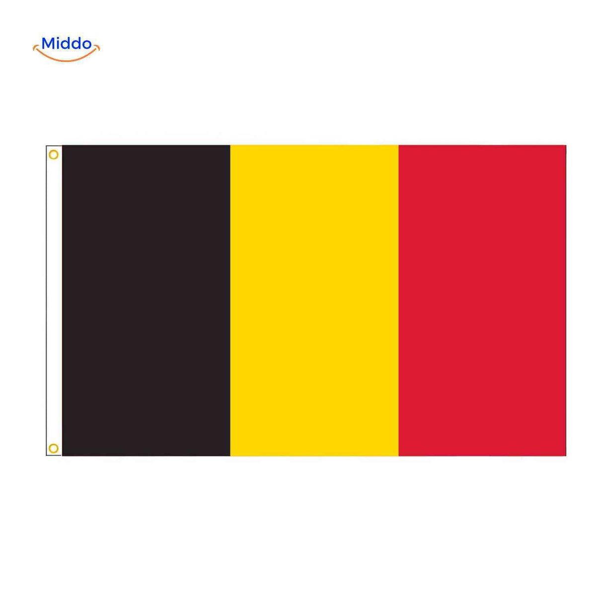 Belgium national team flag engineered for durable outdoor use and weather resistance.