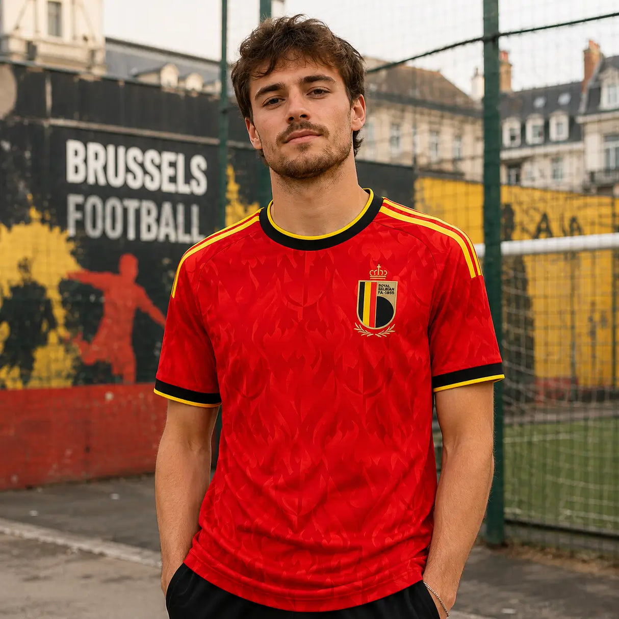 Belgium World Cup 2026 jersey featuring bold red national team colors.