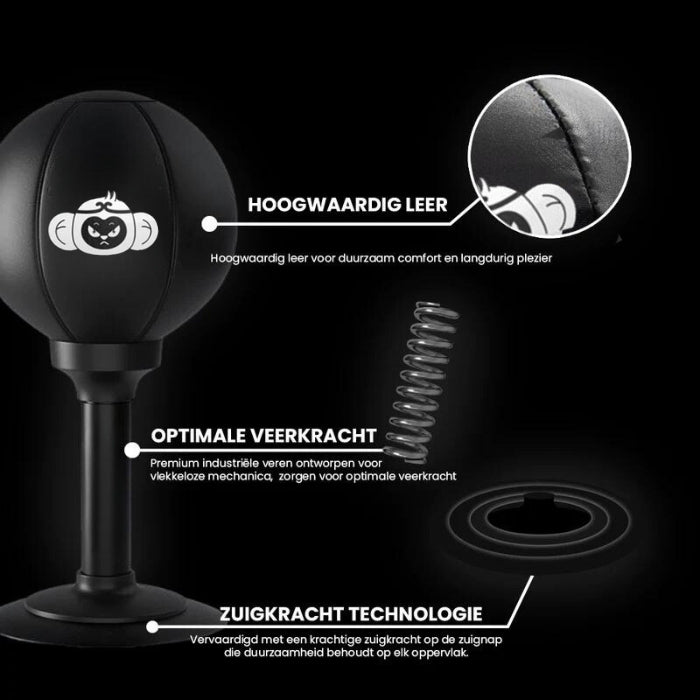 FunPunch boxing ball leather and resilience material explanation.