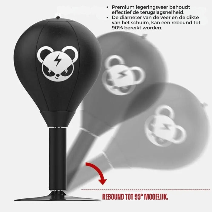 FunPunch boxing ball spring and rebound mechanics explained.