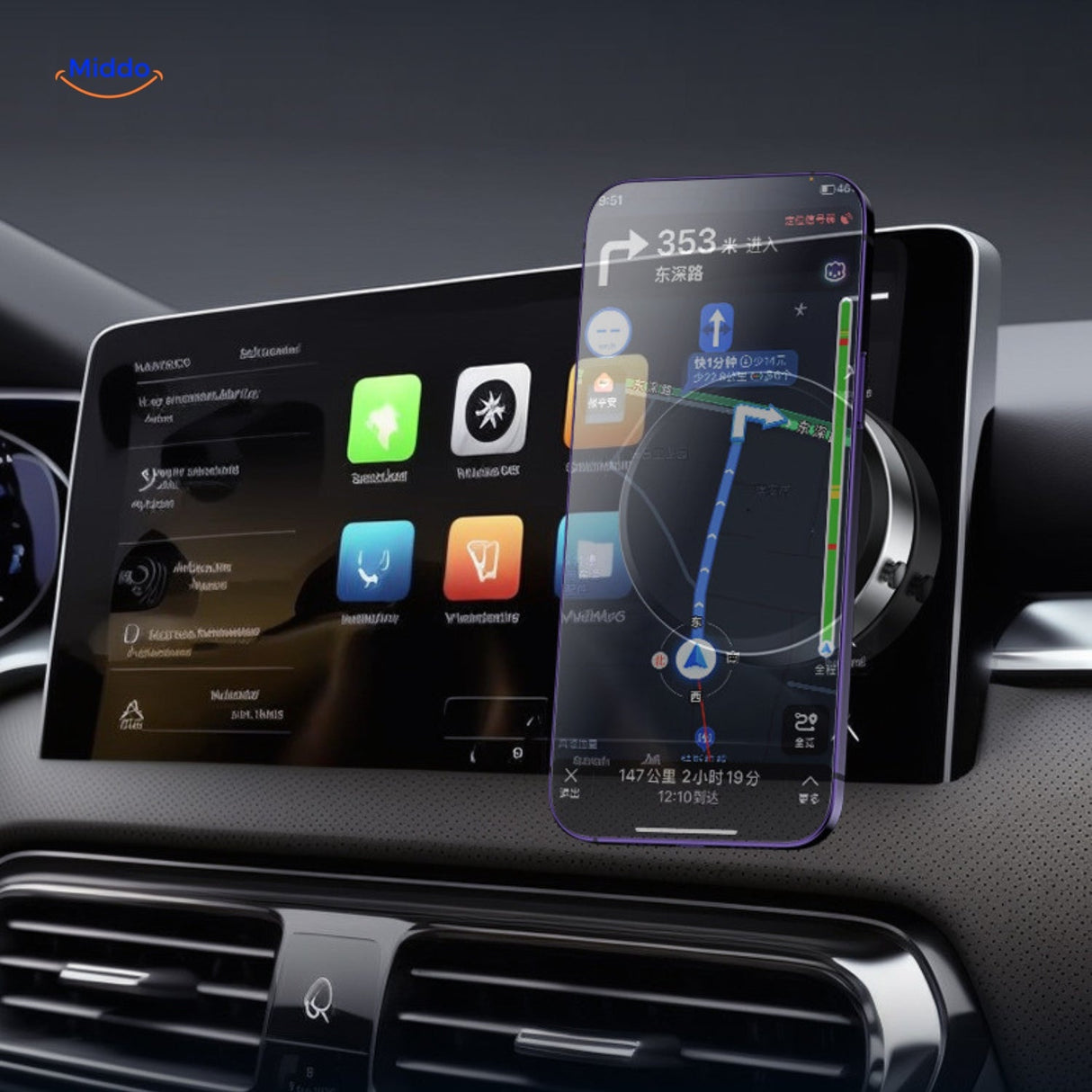 Durable magnetic car mount built for long-lasting reliability