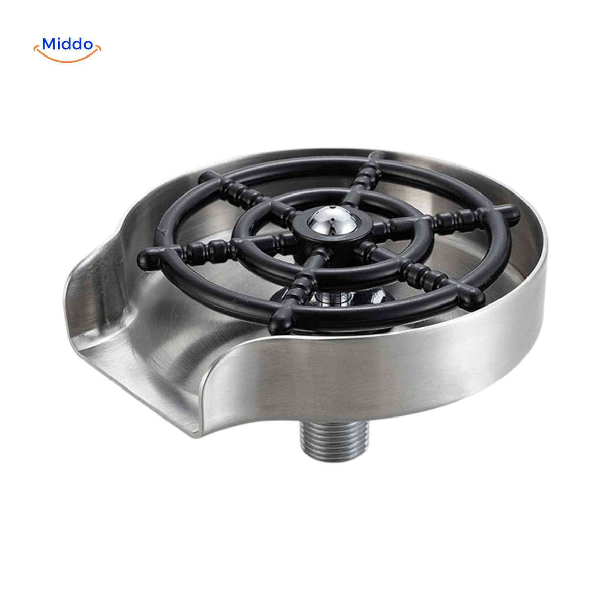 CleanTap stainless steel glass rinser for the kitchen
