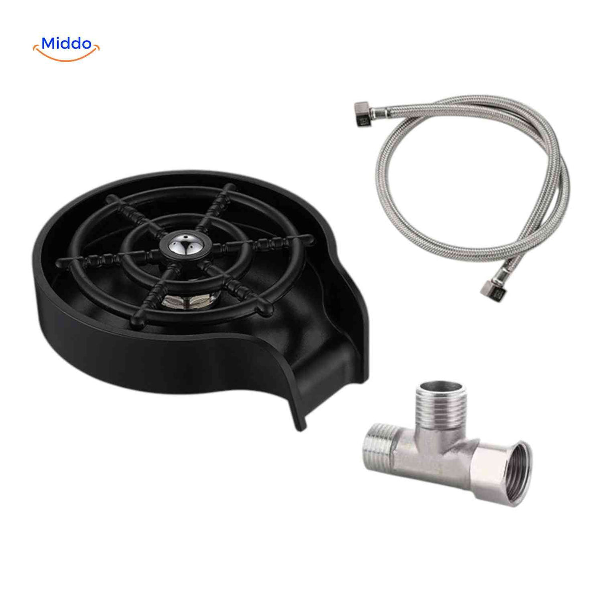 CleanTap black sink rinse unit