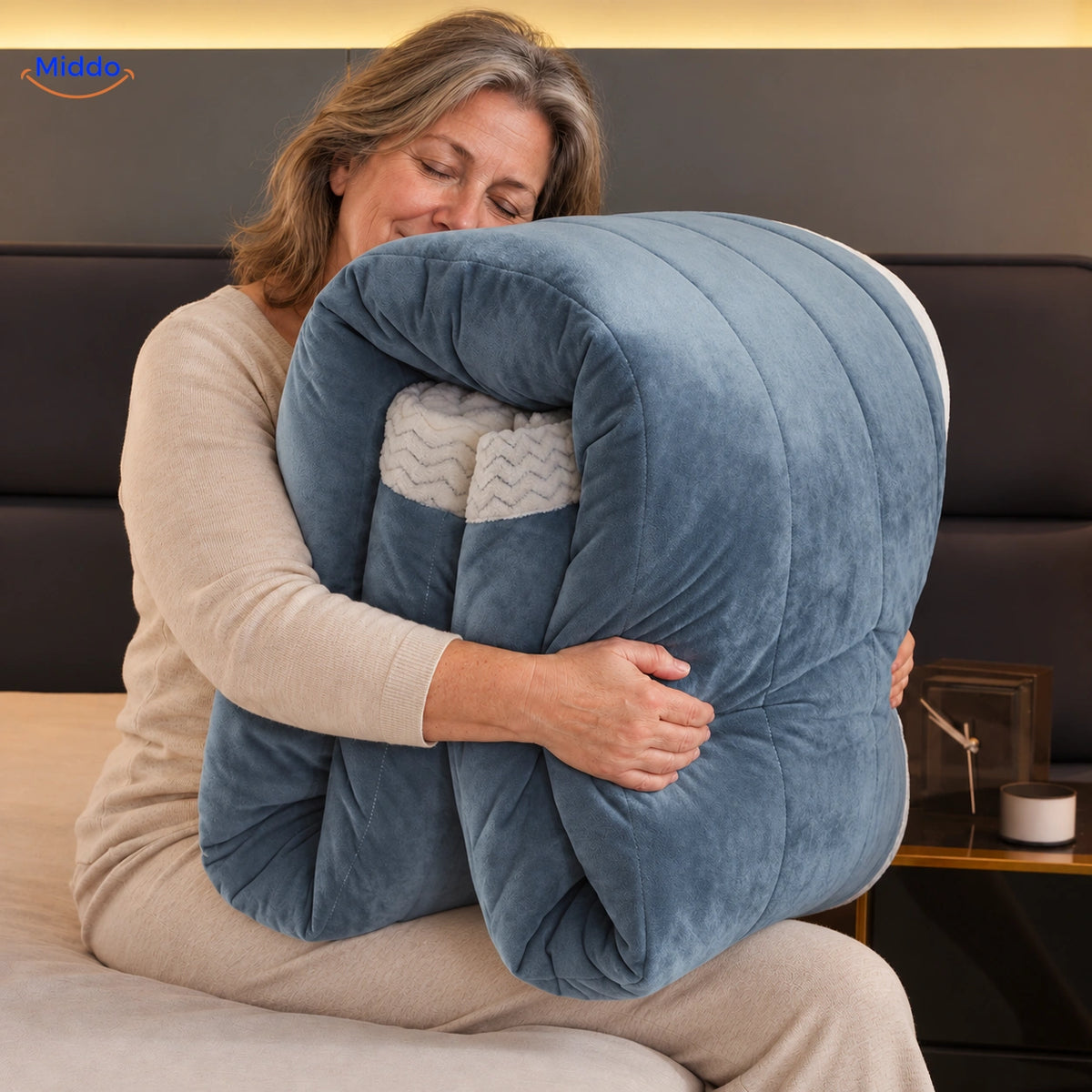 CozyFleece – Steel Blue