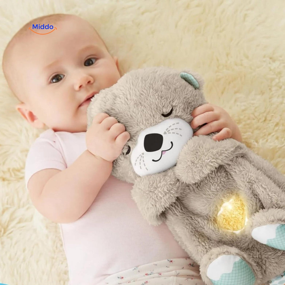 CuddleBuddy sleep soother designed to help babies overcome sleepless nights and sleep better.