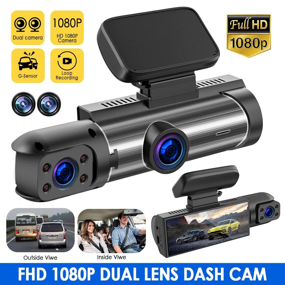 Full HD 1080P dashcam with advanced dual-lens technology for superior clarity.