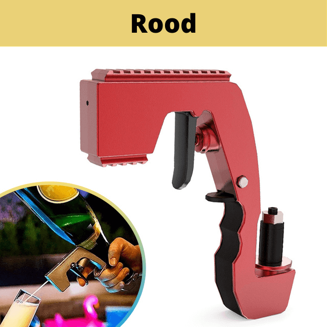 Red beergun drink gun spray bottle for entertaining
