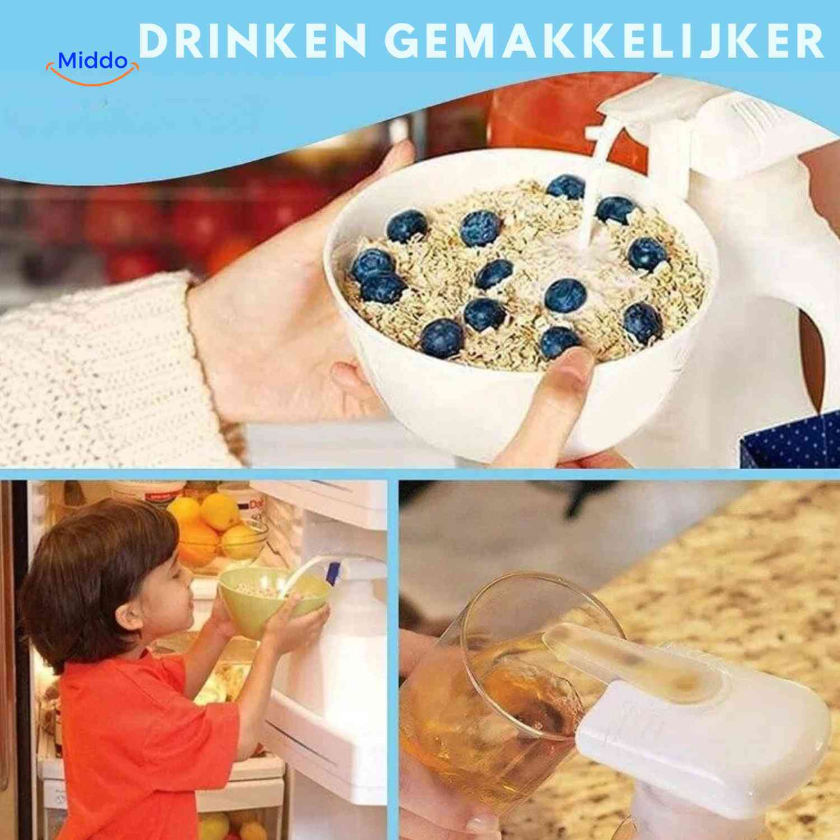 Electric water pump makes drinking easier with automatic dispensing.