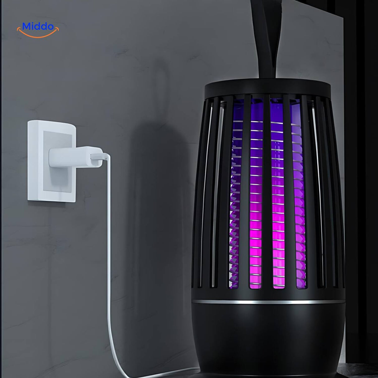 Electronic insect control trap with UV light technology for effective pest elimination.