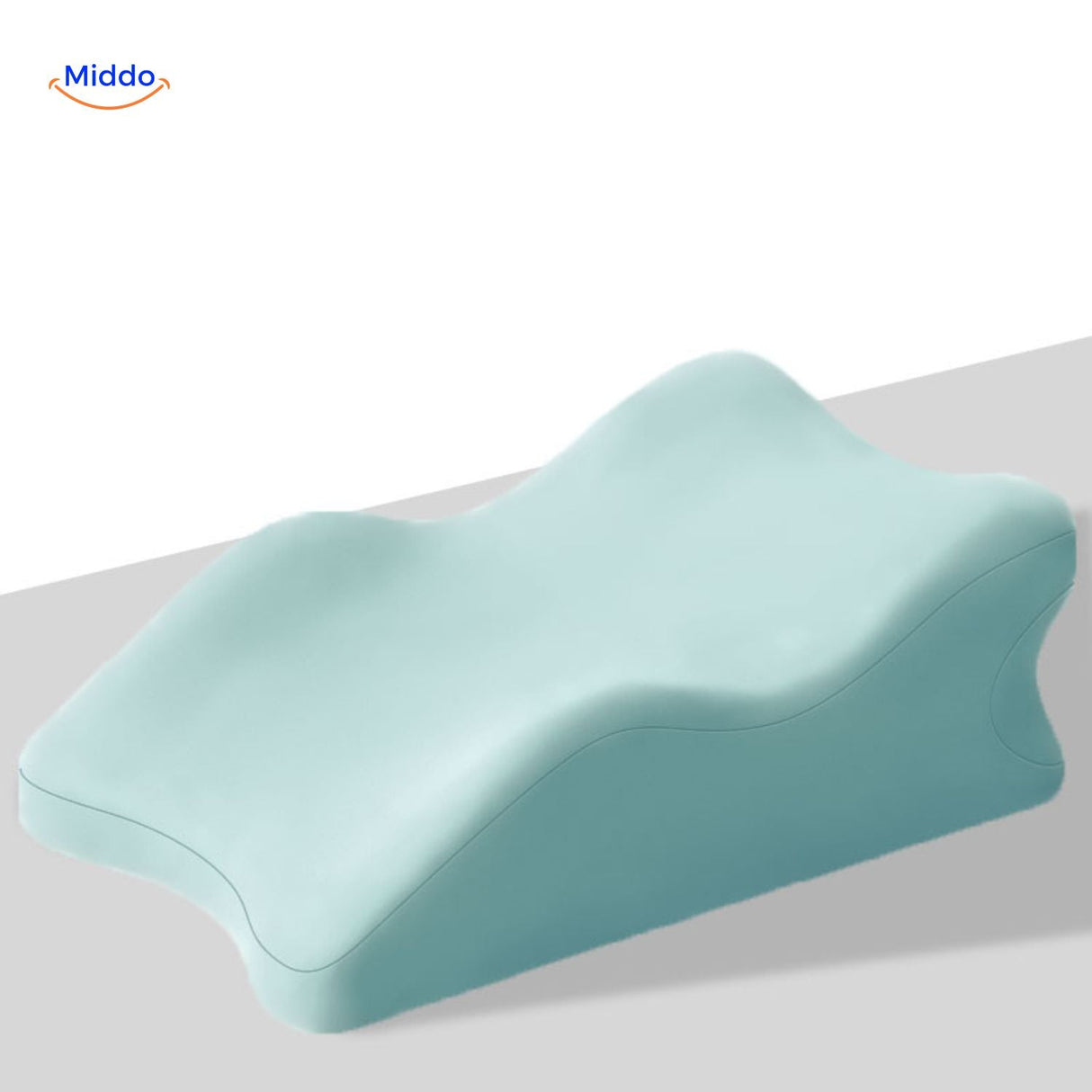 Blue leg elevation pillow designed for comfort and effective pressure relief support.