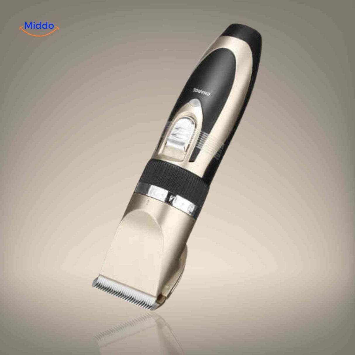Ergonomically designed cordless FurEase dog trimmer for comfortable grooming.
