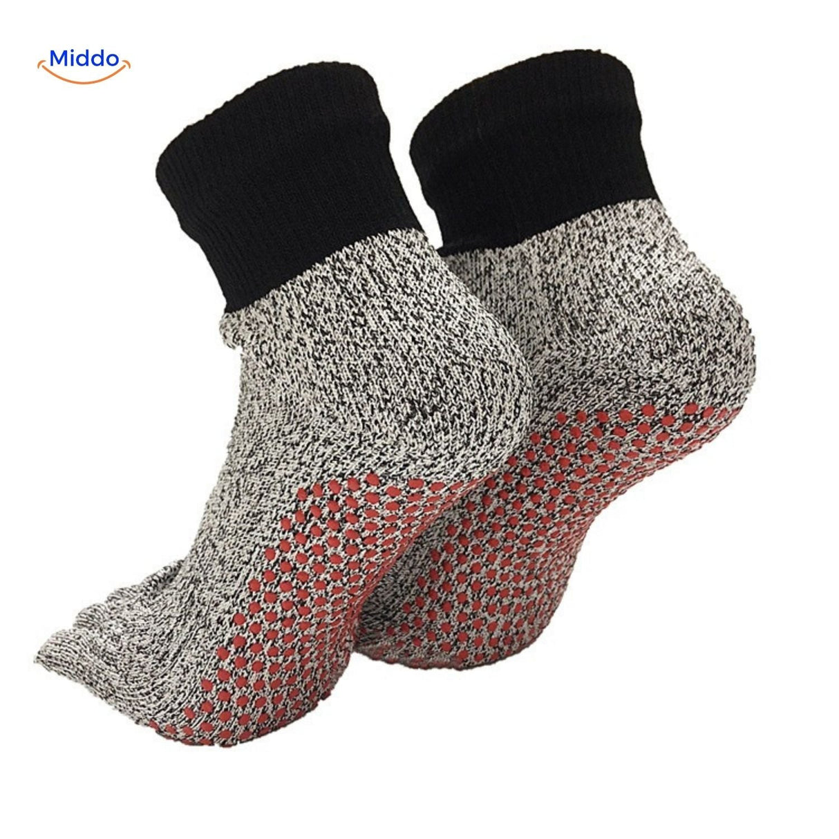 Professional five-toe work socks with puncture-resistant technology and durability.