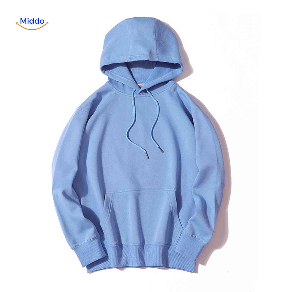 Fleece hoodie designed with comfort fit for relaxed everyday wear