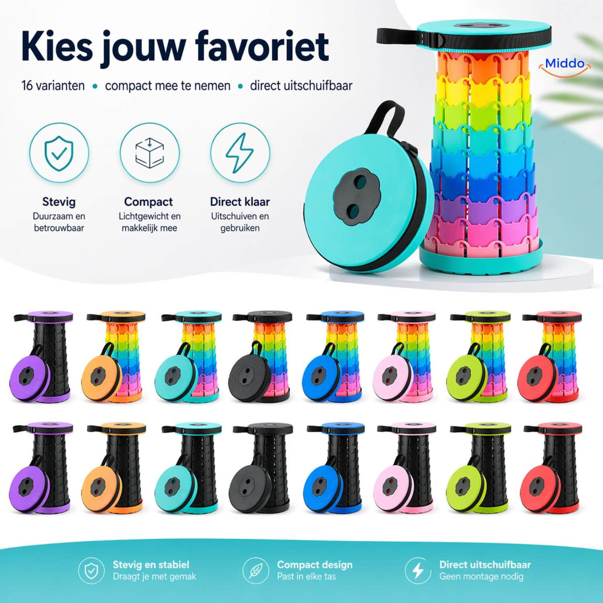 Multiple Flexistool color options displayed to help you choose your favorite style.