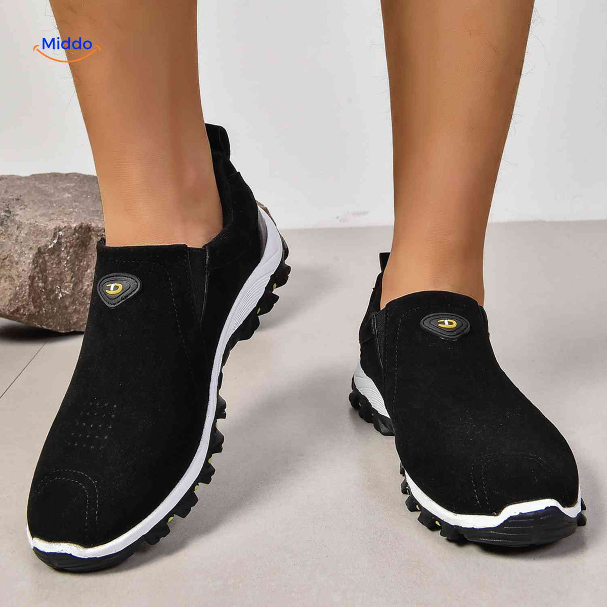 yellow Stridex Men's Shoes product view image 3