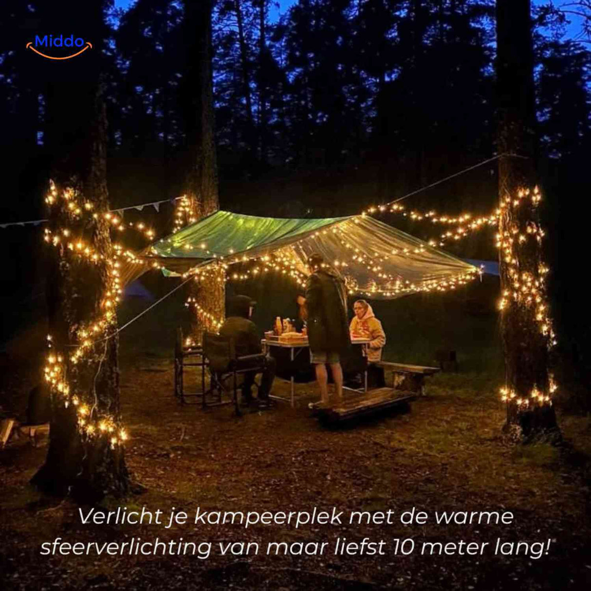 GlowMate 10-meter LED string light with warm atmospheric glow.