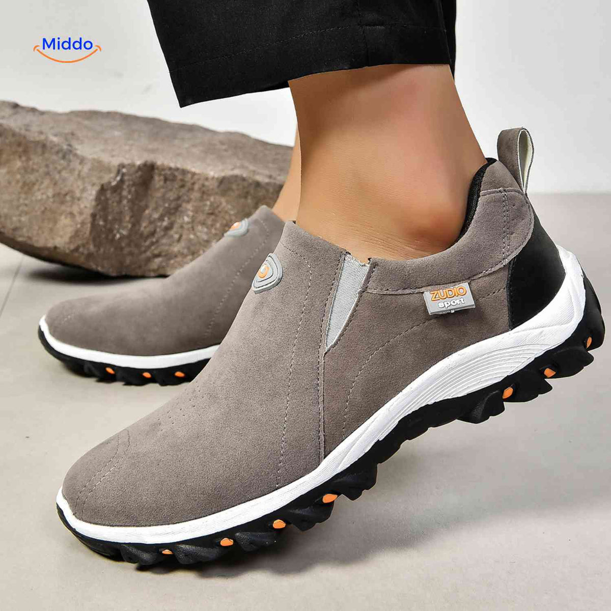 gray Stridex Men's Shoes sole detail image 32