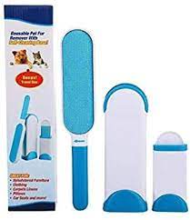 Double-sided pet hair remover design for versatile and effective cleaning