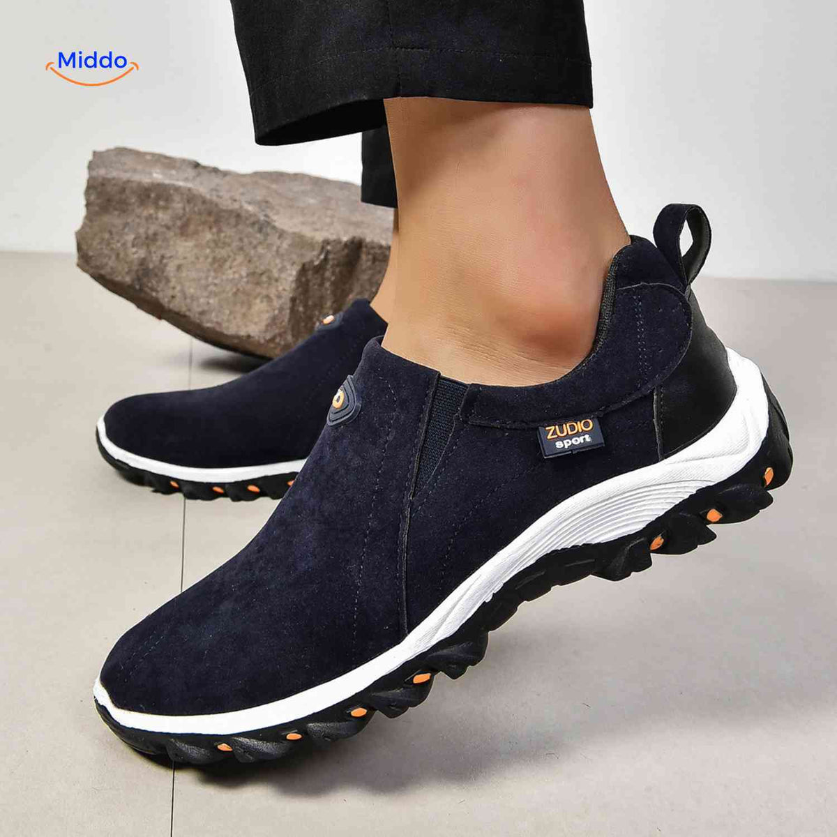navy Stridex Men's Shoes side view image 11