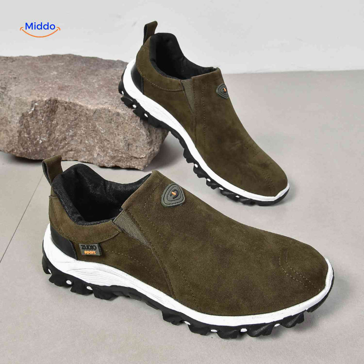 navy Stridex Men's Shoes lifestyle view image 9