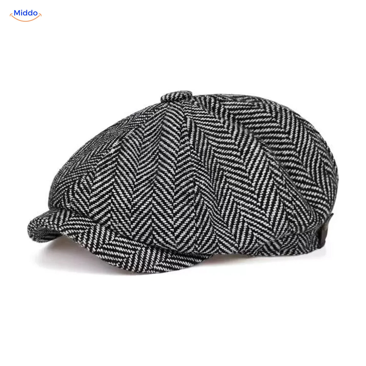 Heritage Eight flat cap, Twill gray