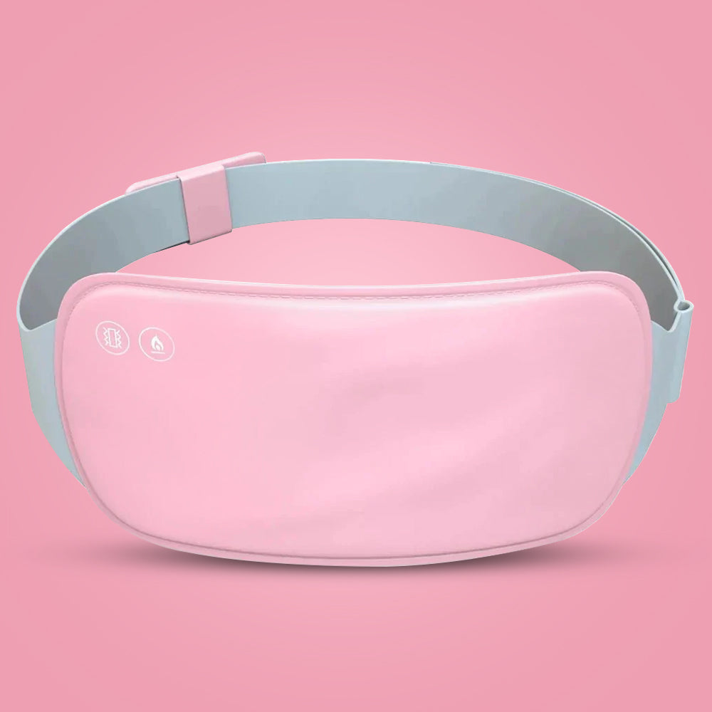 Huggy warming pad offering therapeutic heat for menstrual pain relief.