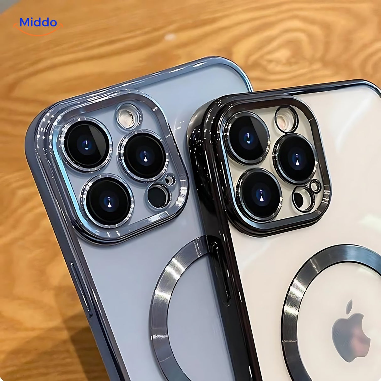 iPhone case with complete camera protection and enhanced grip texture.