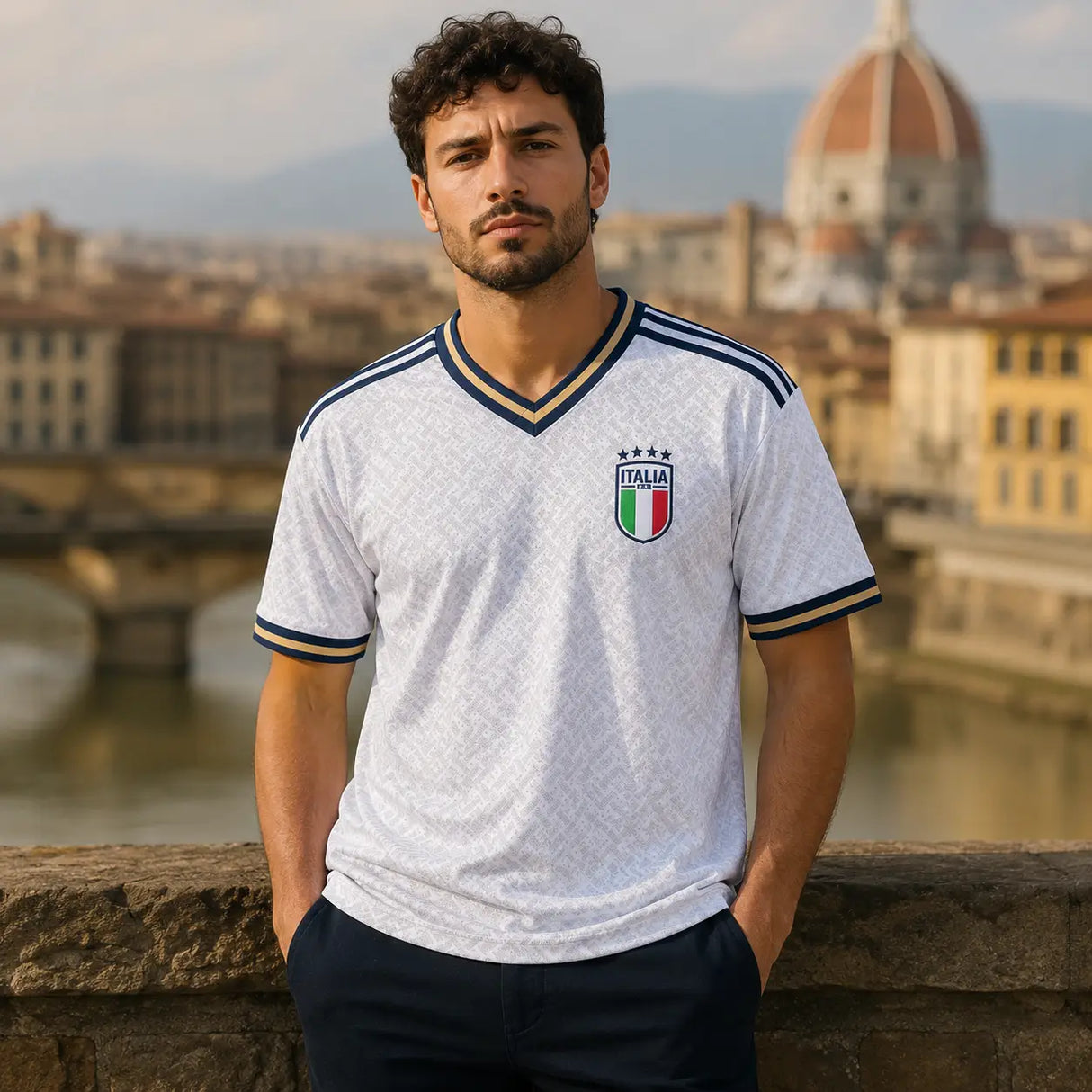 Italy 2026 World Cup supporter jersey in white official team shade.