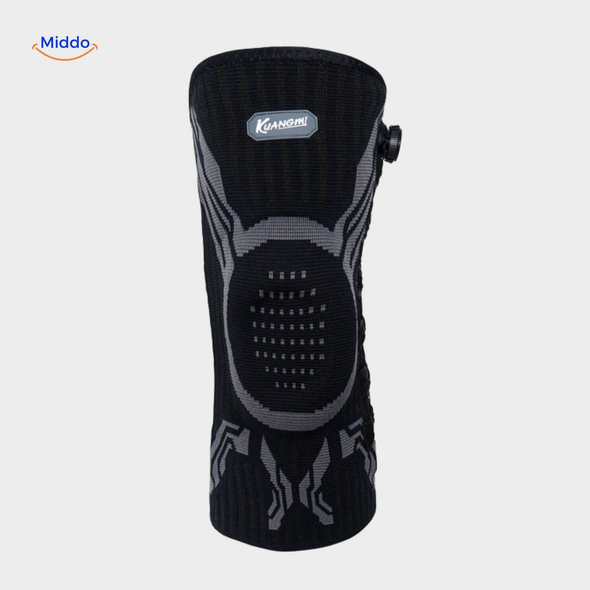 Black FlexiGuard knee brace providing advanced stabilization and support.