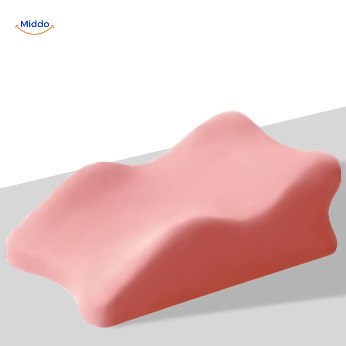 Pink leg elevation pillow offering gentle support and comfort for pregnancy rest.