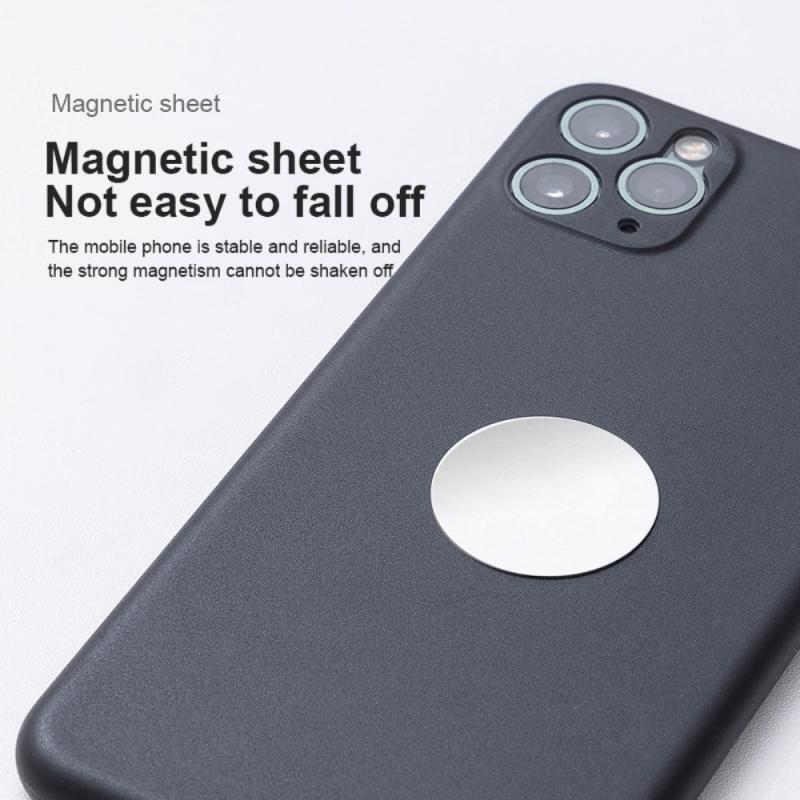 MagnetClip magnetic adhesive metal plate for smartphone attachment and mounting.