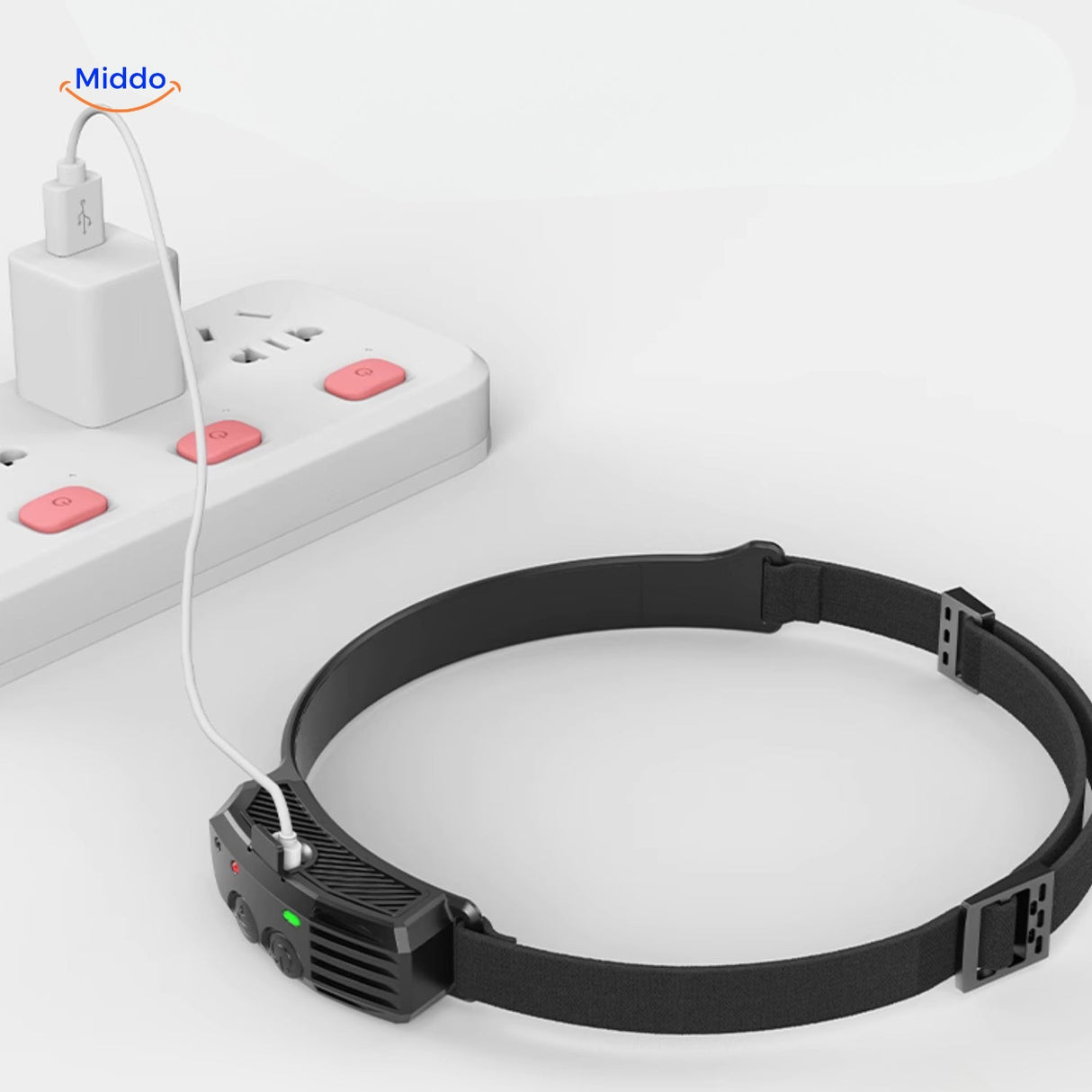 NightRay rechargeable design with integrated USB charging port