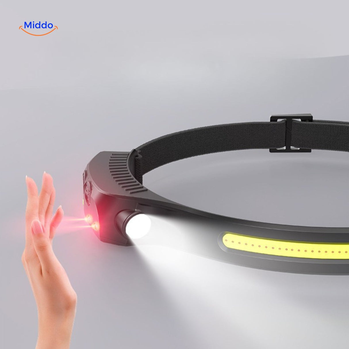 NightRay sensor control interface with integrated side light