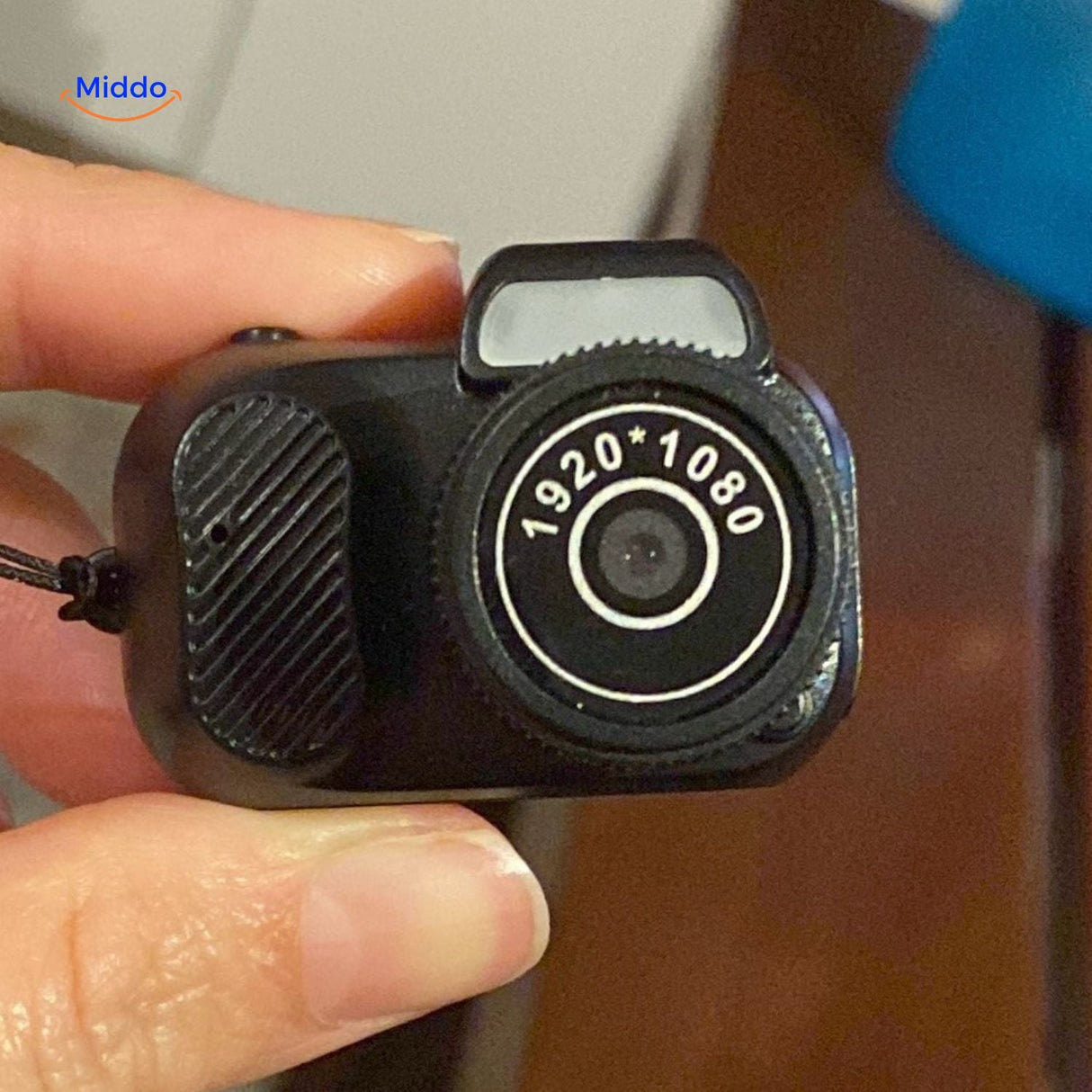 Portable mini camera with full HD video recording capability