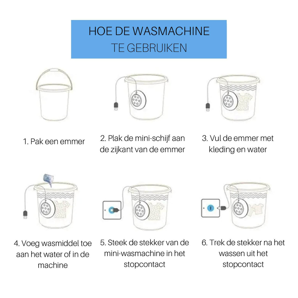 EasyWash mini washer instructions and user manual guide.