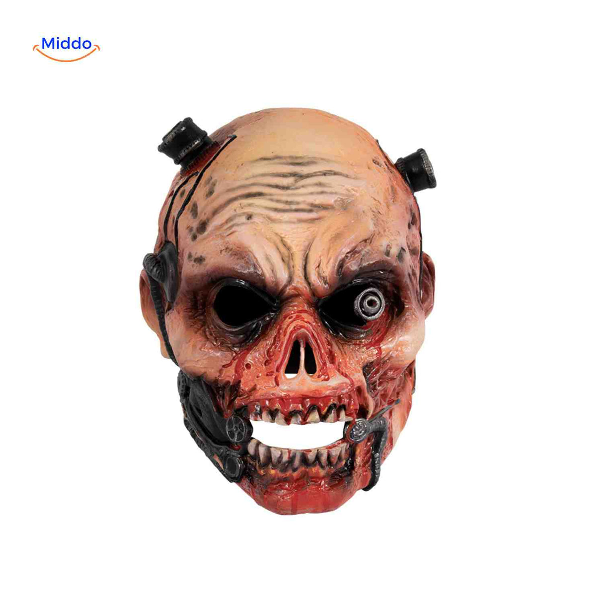 Lifelike realistic zombie mask perfect for Halloween party costumes.