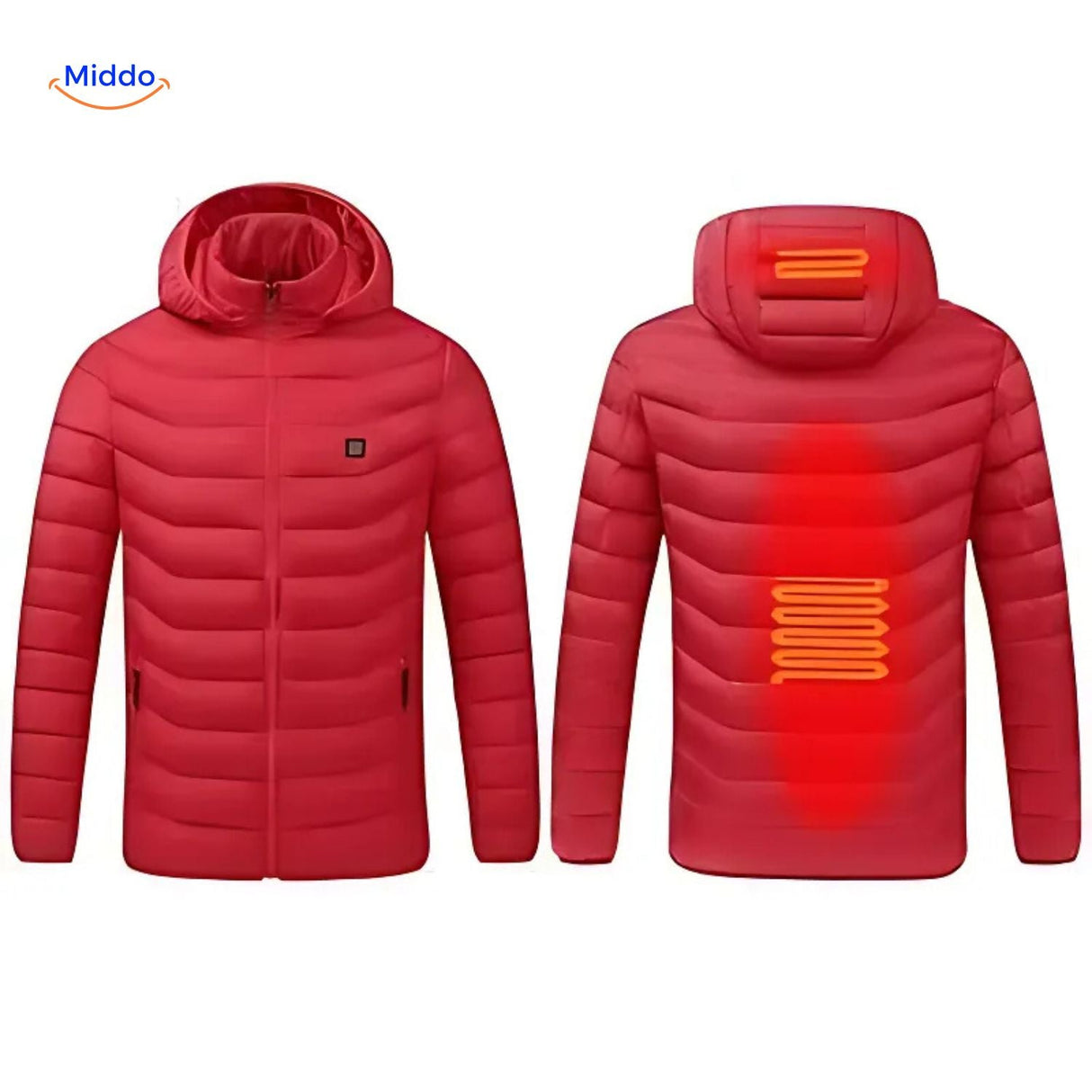 Stylish slim fit heated hoodie balances fashion and function.