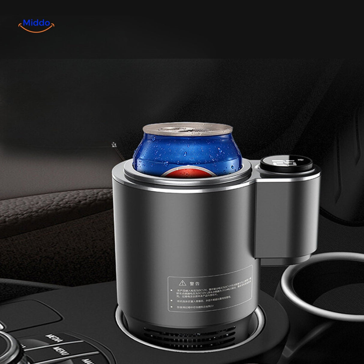 ThermaGrip maintains perfect temperature for any beverage type inside your vehicle.