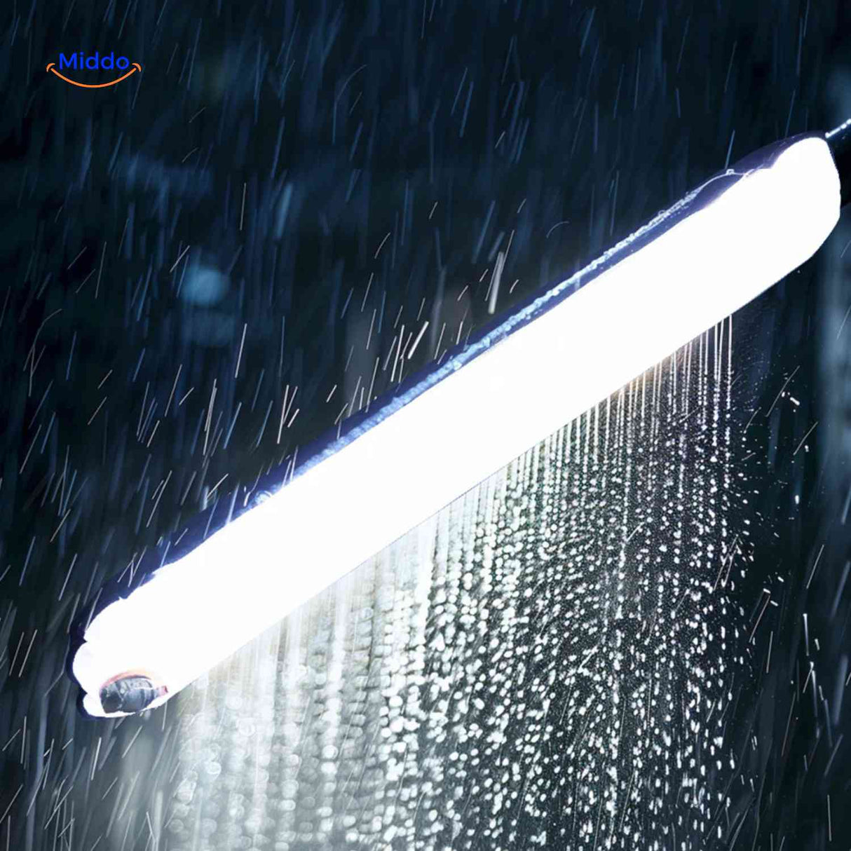 Waterproof inflatable LED lamp designed for outdoor events and weather-resistant use.