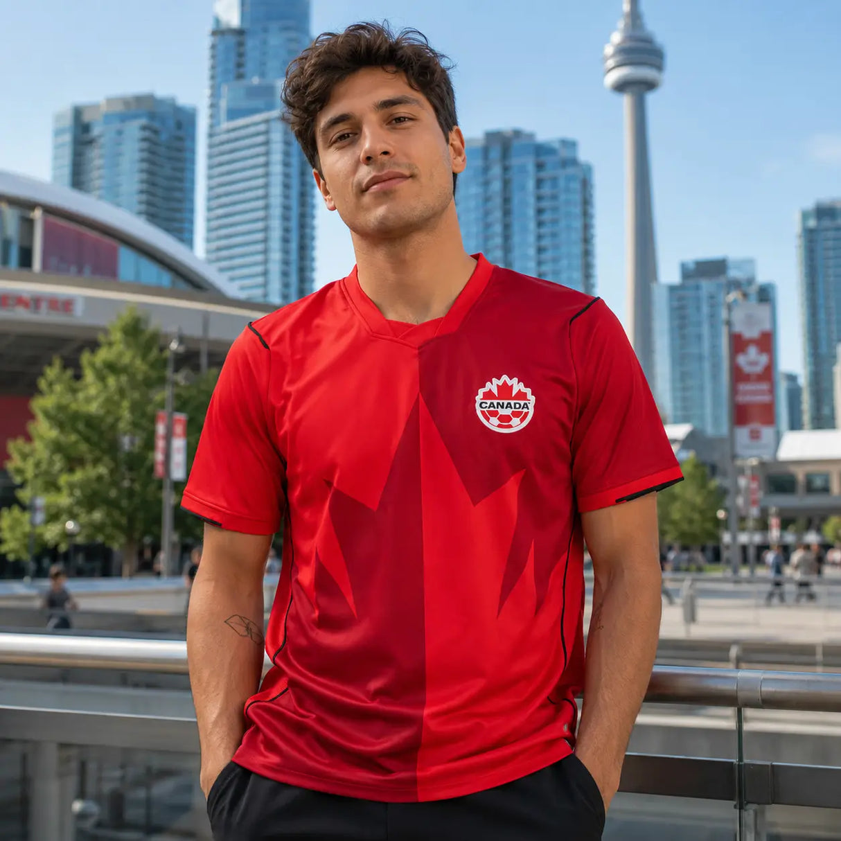 Canada red national team jersey for 2026 FIFA World Cup.