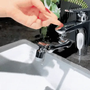 1080° Rotating Faucet Attachment | Reach Every Corner & Two Spray Modes