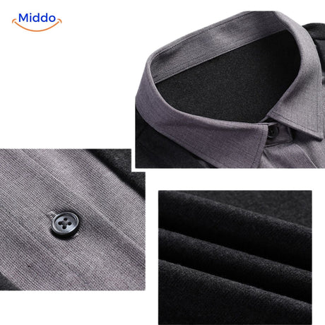 2-in-1 knit shirt in action showing dynamic movement.