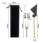 256Hz tuning fork with complete extraction and therapy tools.