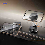 360 degree rotating phone holder adjusting to multiple viewing angles.